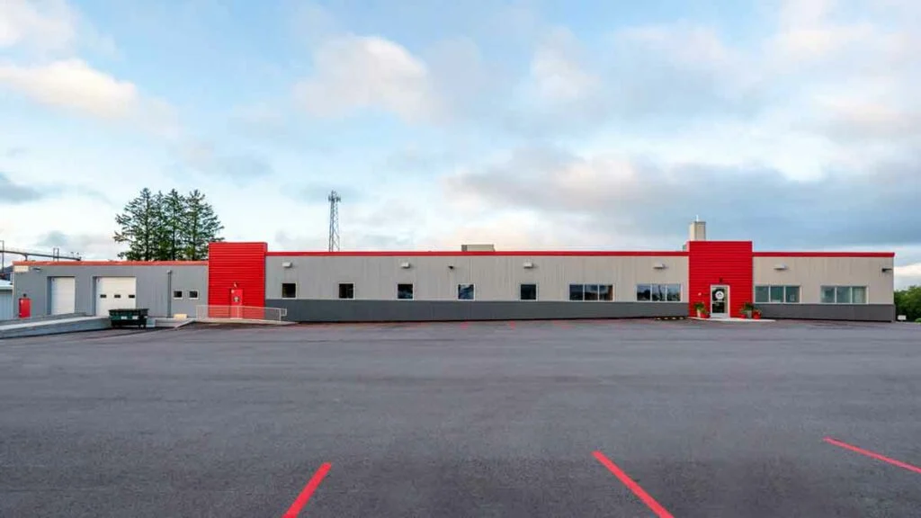 Alpine Slicing & Cheese Conversion - New asphalt and siding