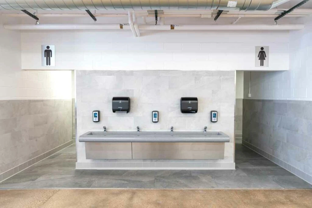 Touchless hand wash station - Alpine Slicing & Cheese
