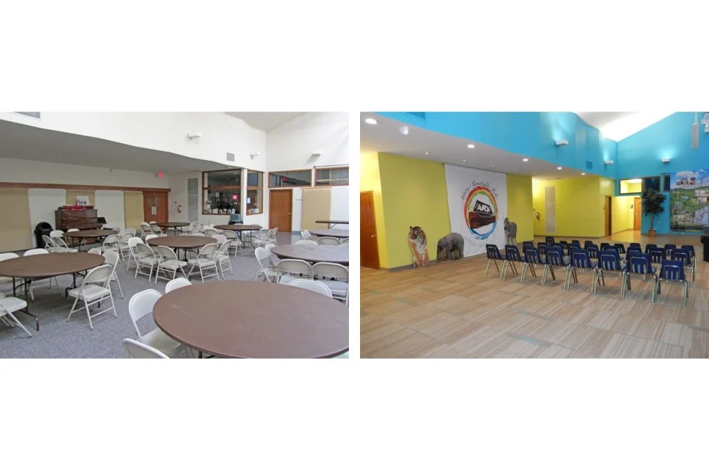 Asbury United Methodist Church remodel before after
