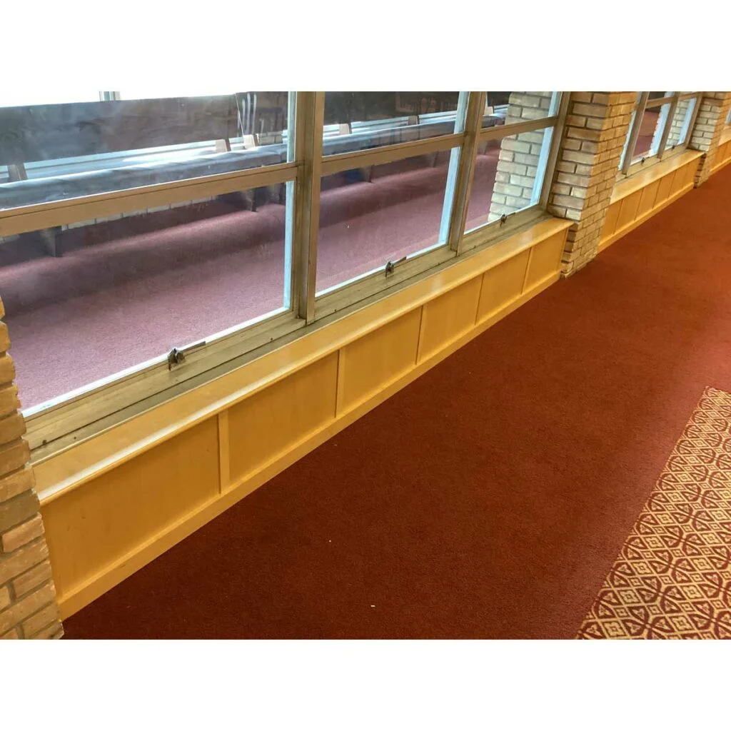 Covenant Presbyterian Church installed cabinetry