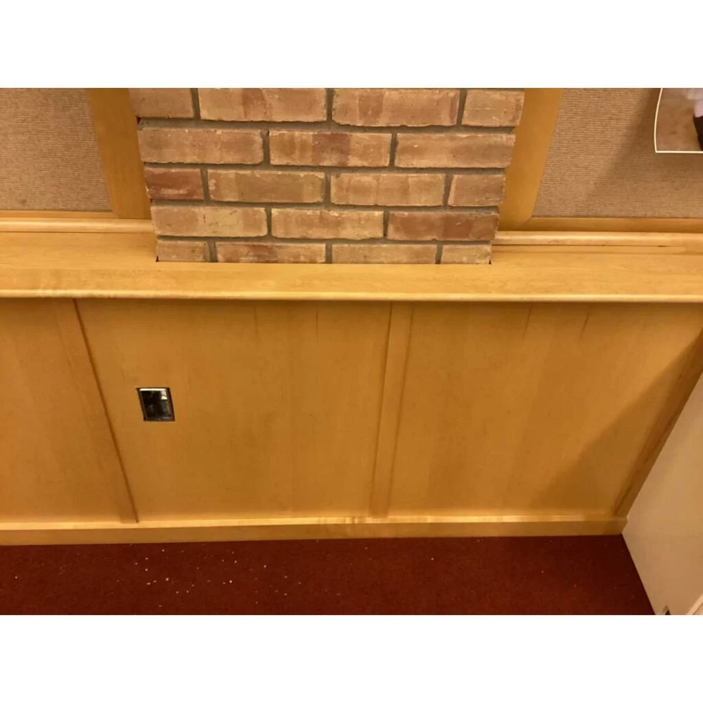 Covenant Presbyterian Church installed cabinetry