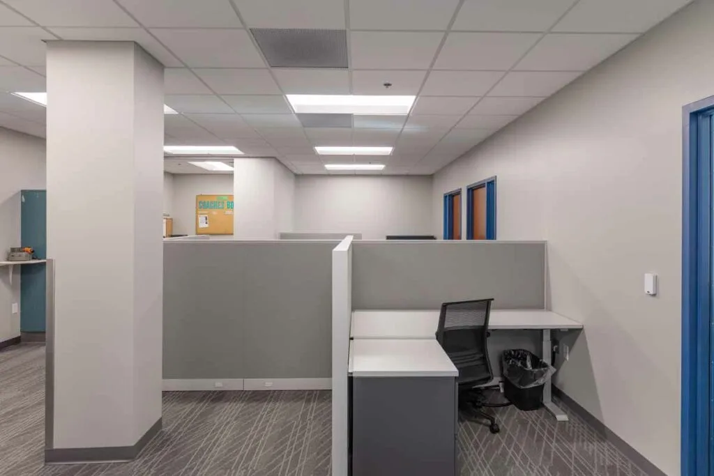 Divided Office Space - Keva-Sports-Center