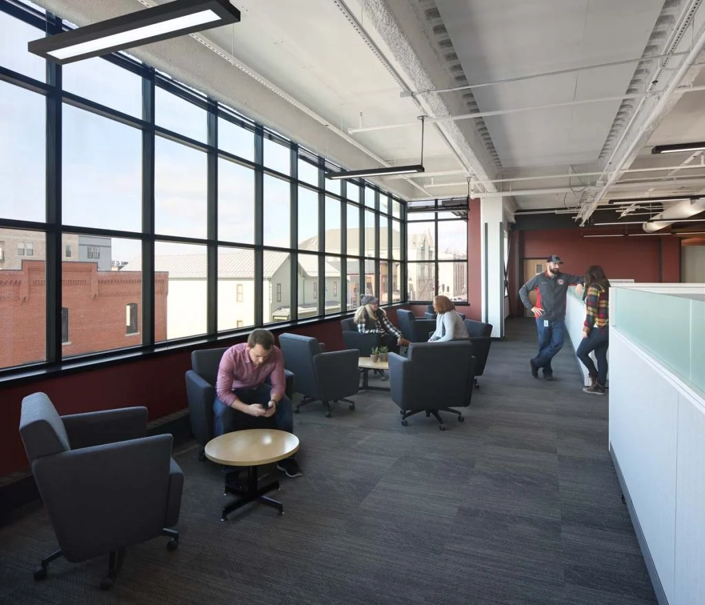 Duluth Trading Company - Large glass windows