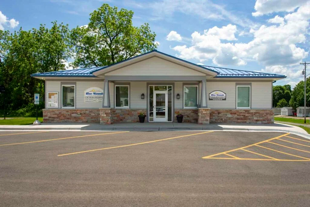 External - Blue Mounds Village Hall and Police Station