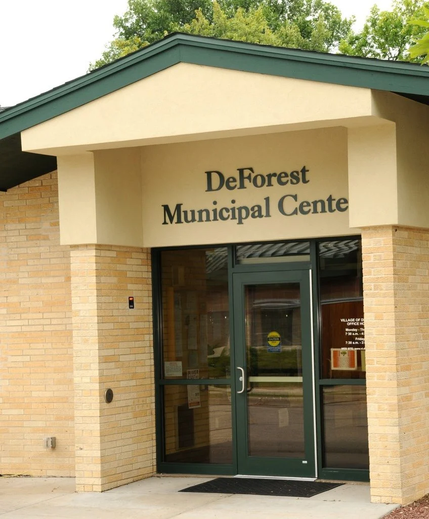 Main door - Village of DeForest Municipal Center