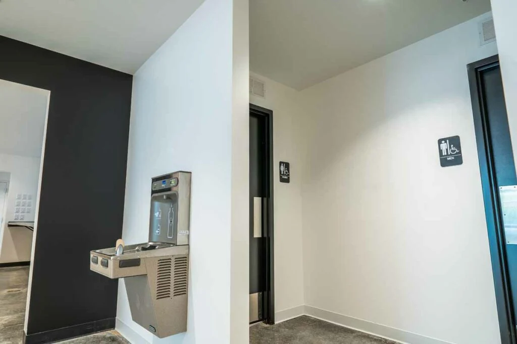 Modern Event & Wedding Venue restroom 3