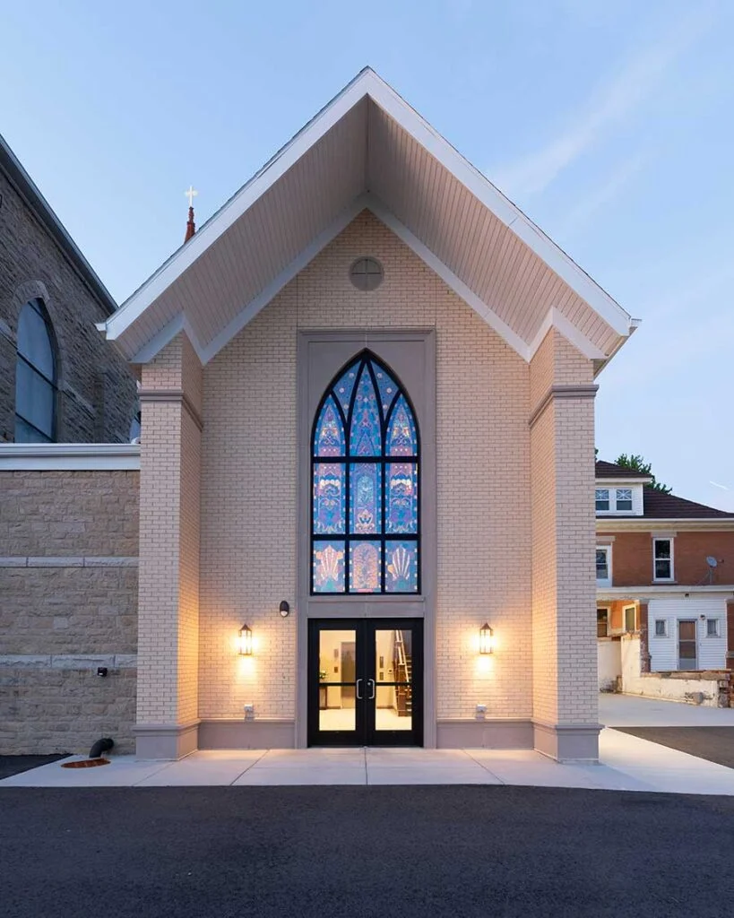 St. Joseph Catholic Church - The restored stained glass window