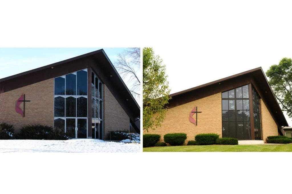 Sun Prairie United Methodist Church before after