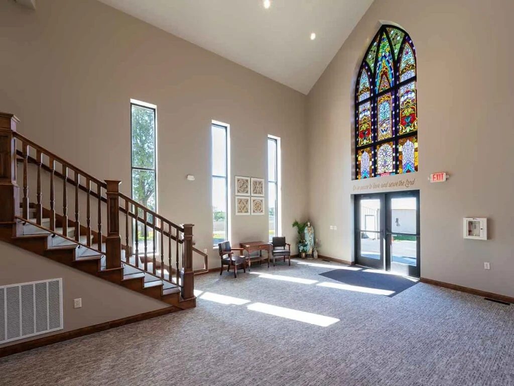 The addition incorporates historical details and modern improvements - St. Joseph Catholic Church (1)