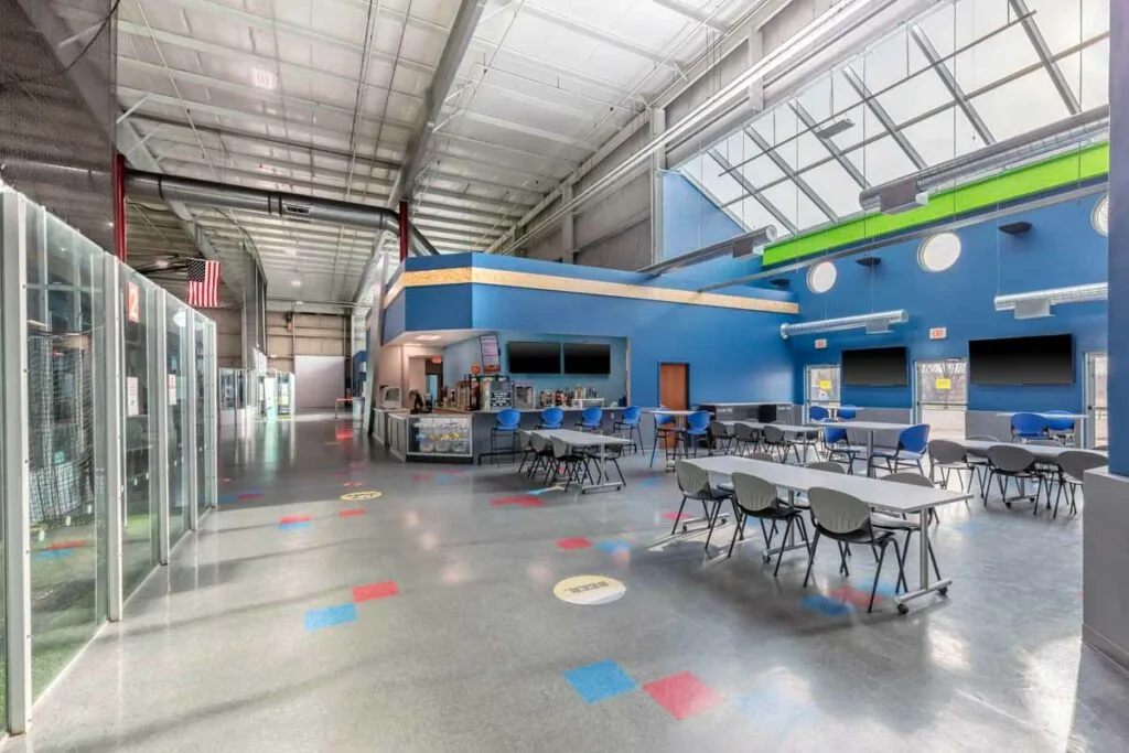 Updated eating area - Keva-Sports-Center