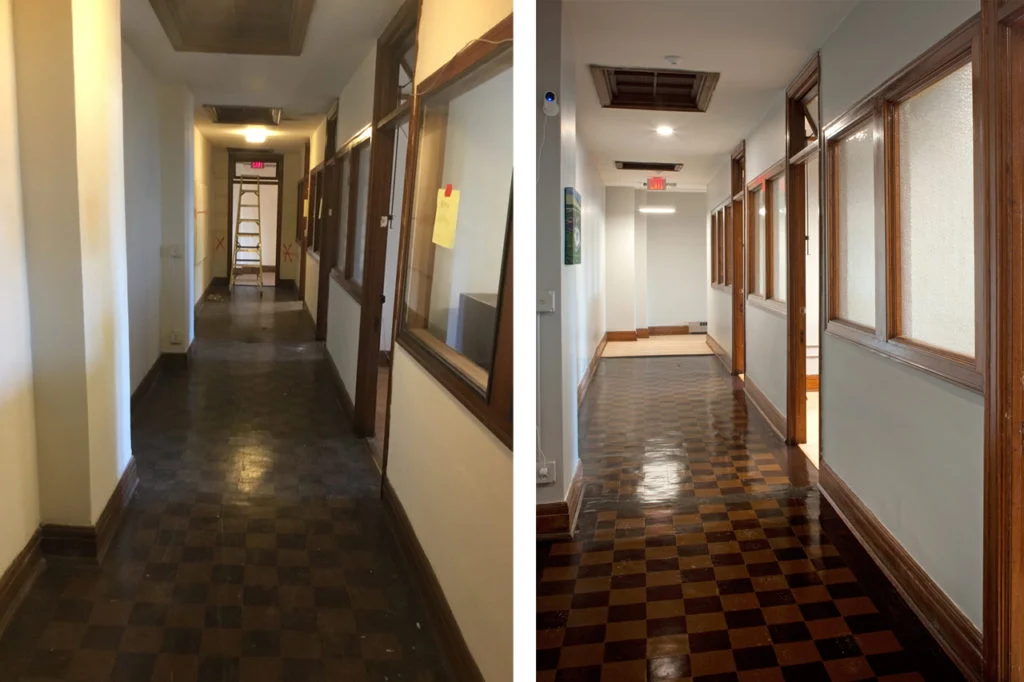 Village of Mount Horeb Municipal Building before after