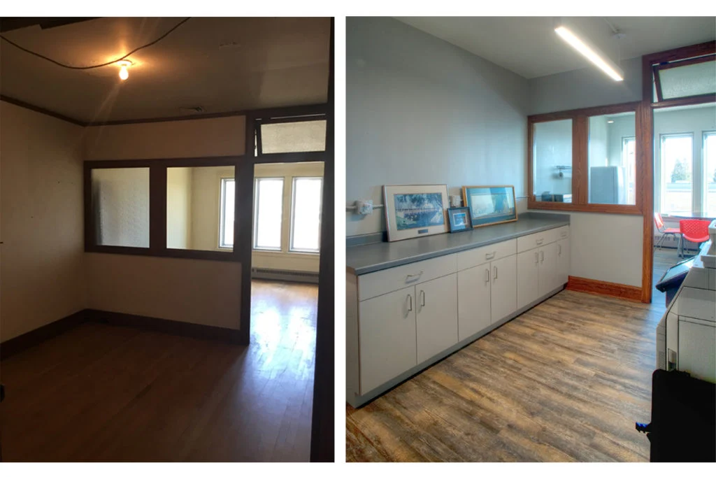 Village of Mount Horeb Municipal Building before after