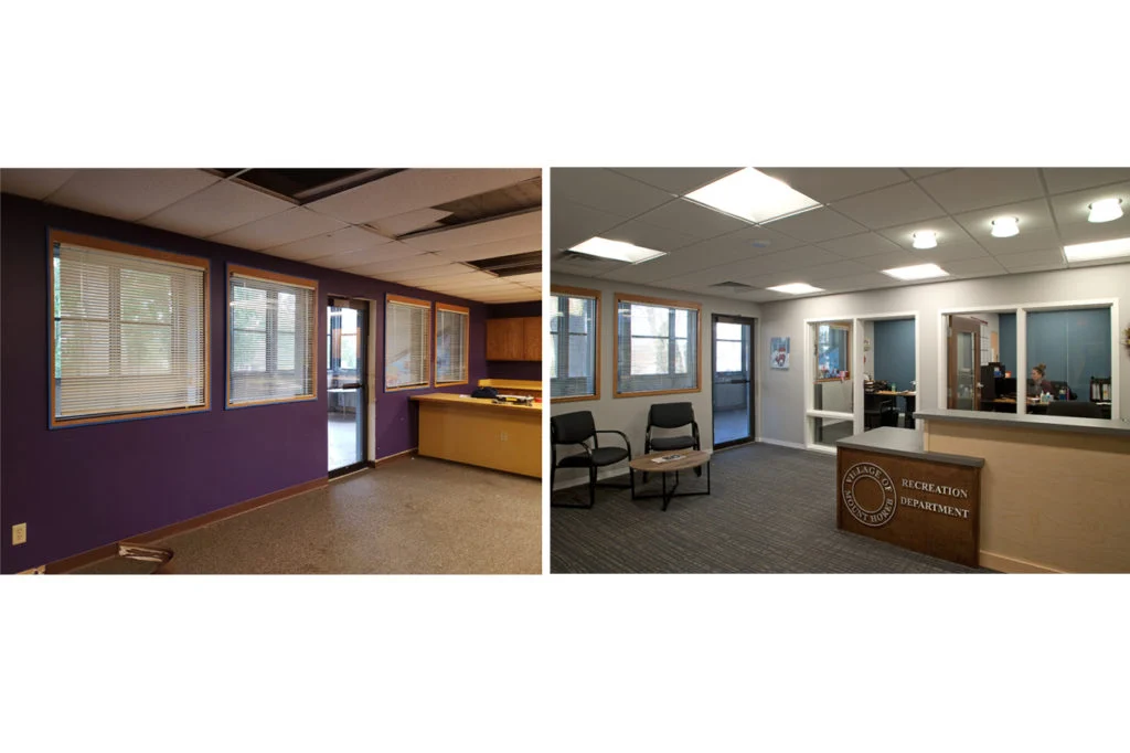 Village of Mount Horeb Recreation Department before after