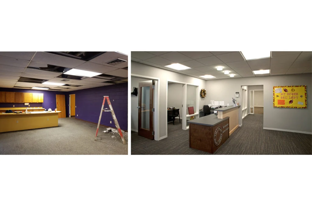 Village of Mount Horeb Recreation Department before after