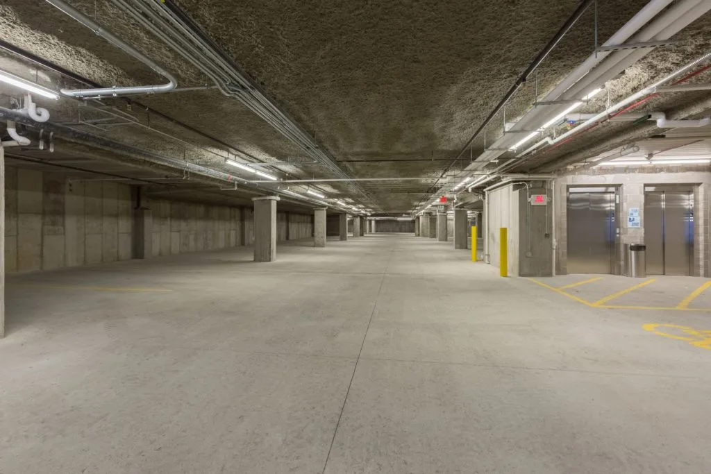 underground parking - Platteville Holiday Inn Express