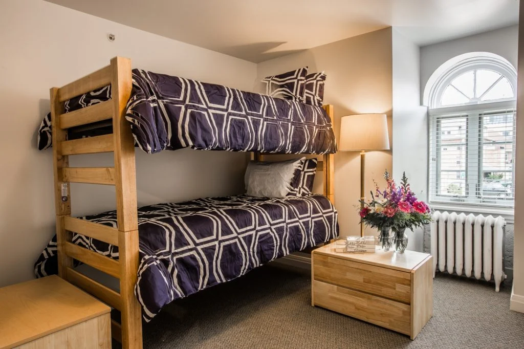 Alpha Xi Delta resident bedroom