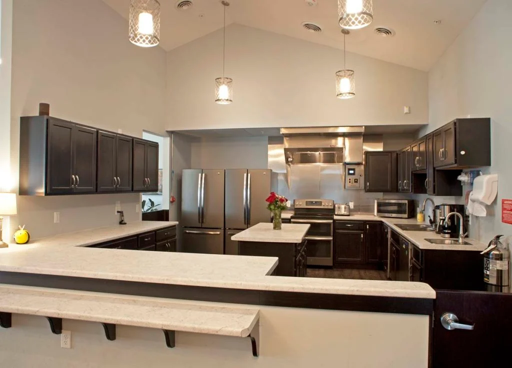 BeeHive Homes of Mt. Horeb kitchen with laminate
