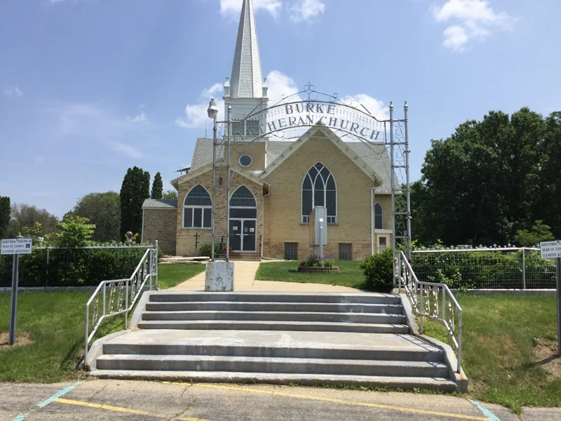 Burke Lutheran Church - Church before