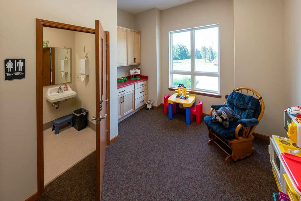 Burke Lutheran Church - Nursery with bathroom
