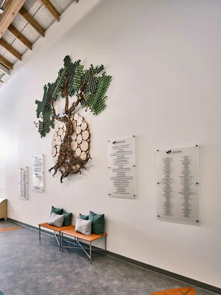 Children’s Community School - Donor recognition wall