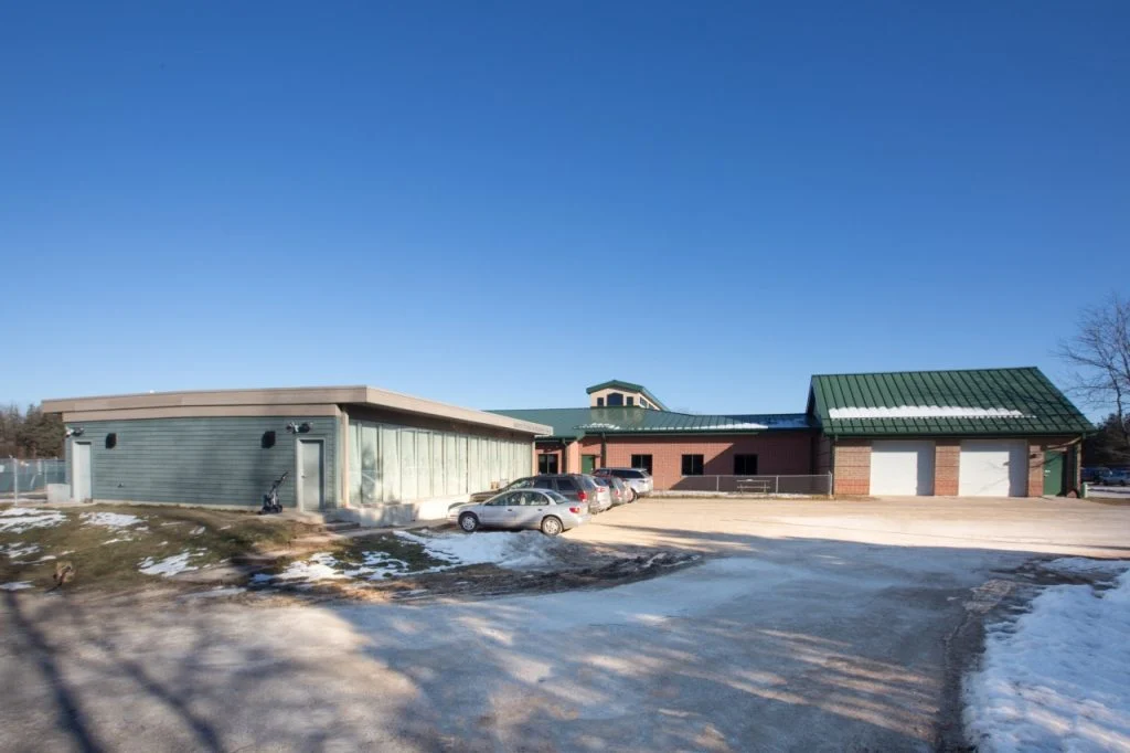 Dane County Humane Society - Back view with overhead doors