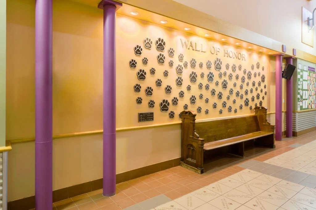 Dane County Humane Society - Donor appreciation wall