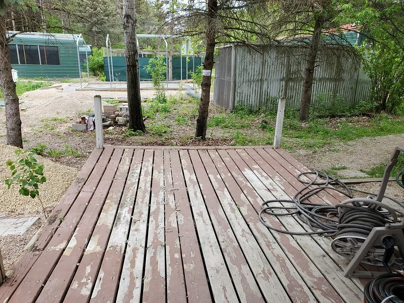 Dane County Humane Society - Existing washing deck