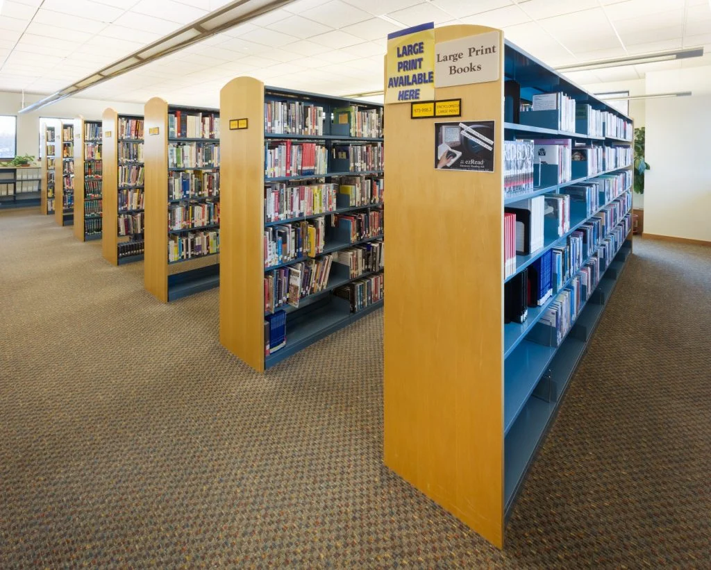 DeForest Area Public Library library shelving