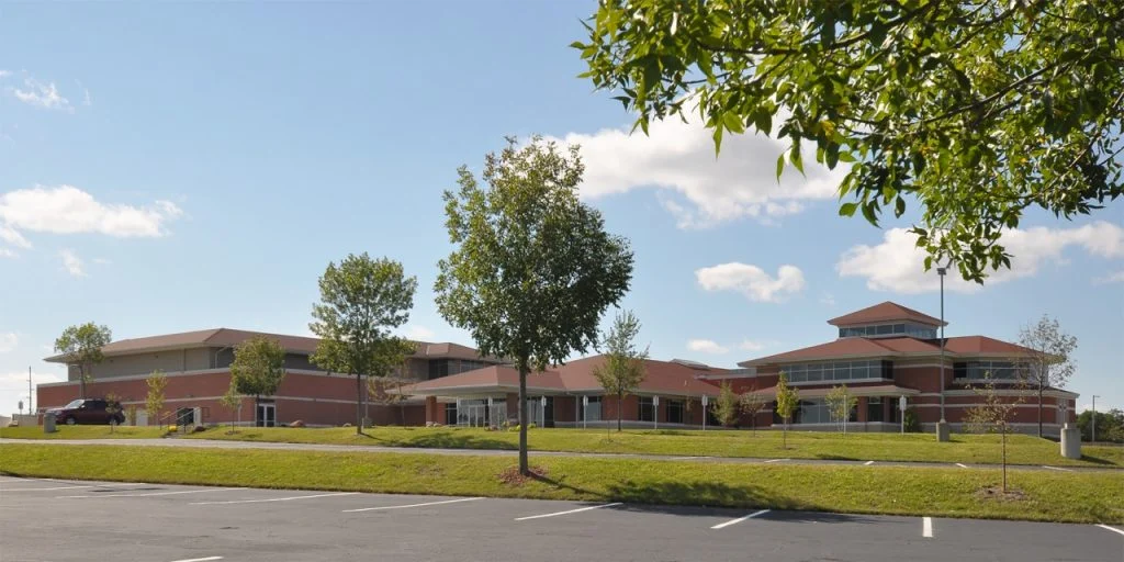 Door Creek Church - The site design matches the topography