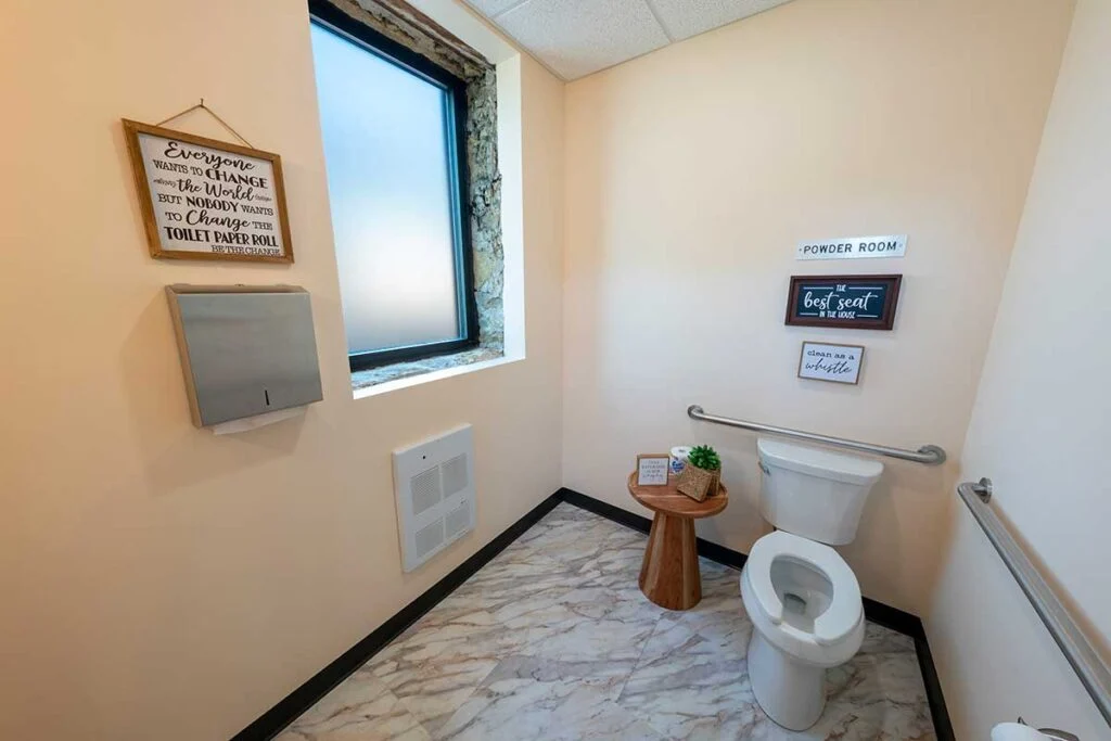 Faded Roots Boutique bathroom