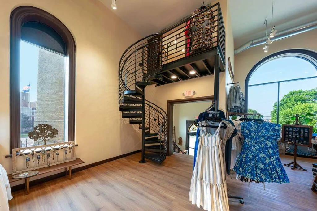 Faded Roots Boutique custom staircase