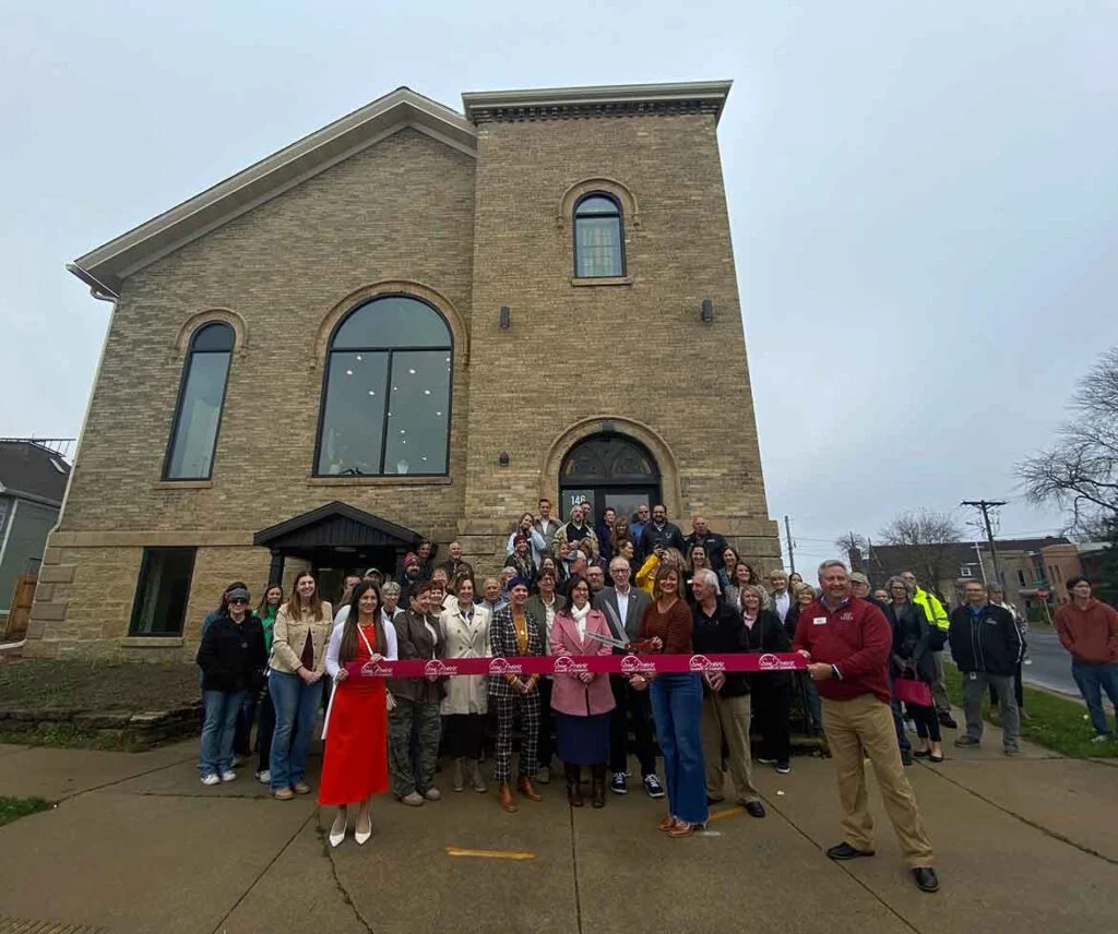 Faded Roots Boutique ribbon cutting ceremony