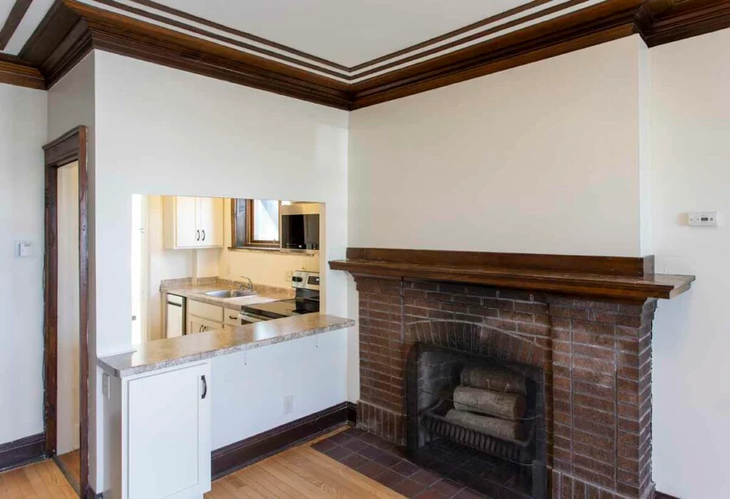 Fisher Group Blair & Gorham View into kitchen remodel