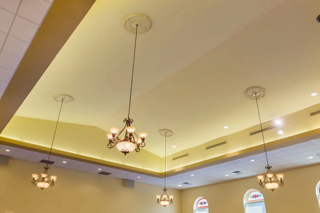 Fulton Church - Sanctuary tray ceiling
