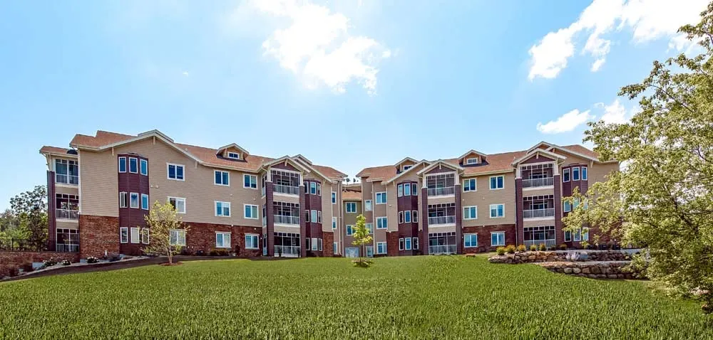 Glen Wood Heights Condominium Homes back view