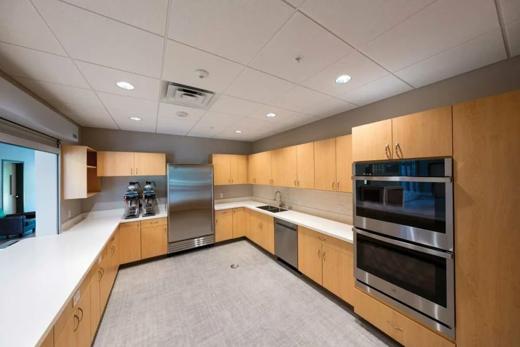Good News Lutheran Church - Serving kitchen with appliances