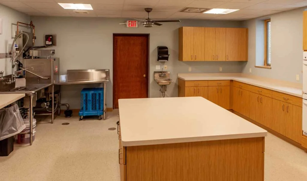 Grace Lutheran Church & Preschool - New dishwashing zone