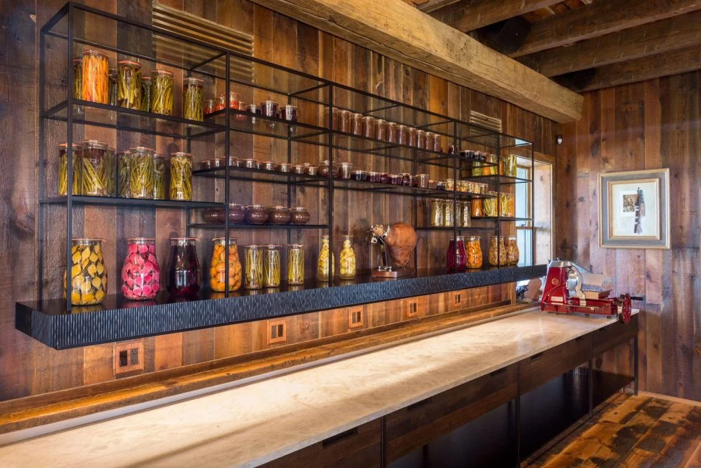 Harvest Haven Timber Frame Barn Buffet station