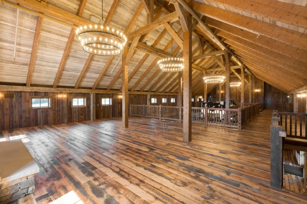 Harvest Haven Timber Frame Barn Second floor open loft