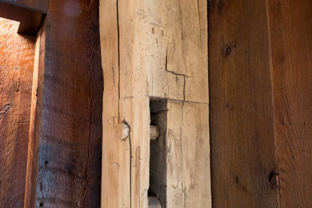 Harvest Haven Timber Frame Barn Timber joinery