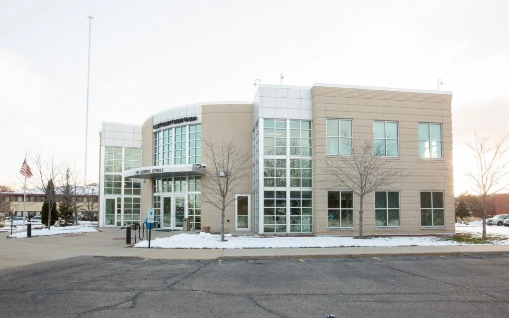 Heartland Credit Union Two story glass atrium