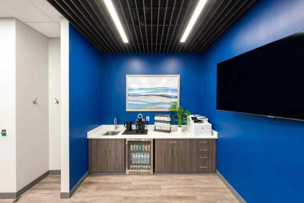 Heckmann Financial Coffee bar in reception area