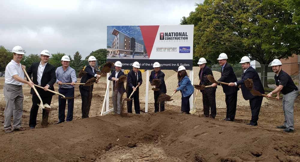 Hotel of the Arts Baymont Inn & Suites Groundbreaking