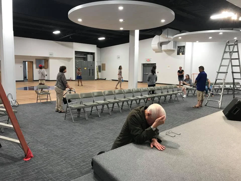 Lighthouse Church & Christian School - Giving thanks for the new church