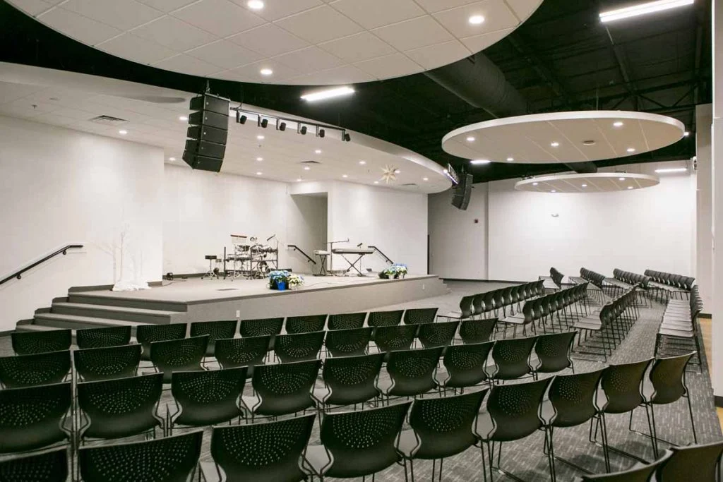 Lighthouse Church & Christian School - Raised stage