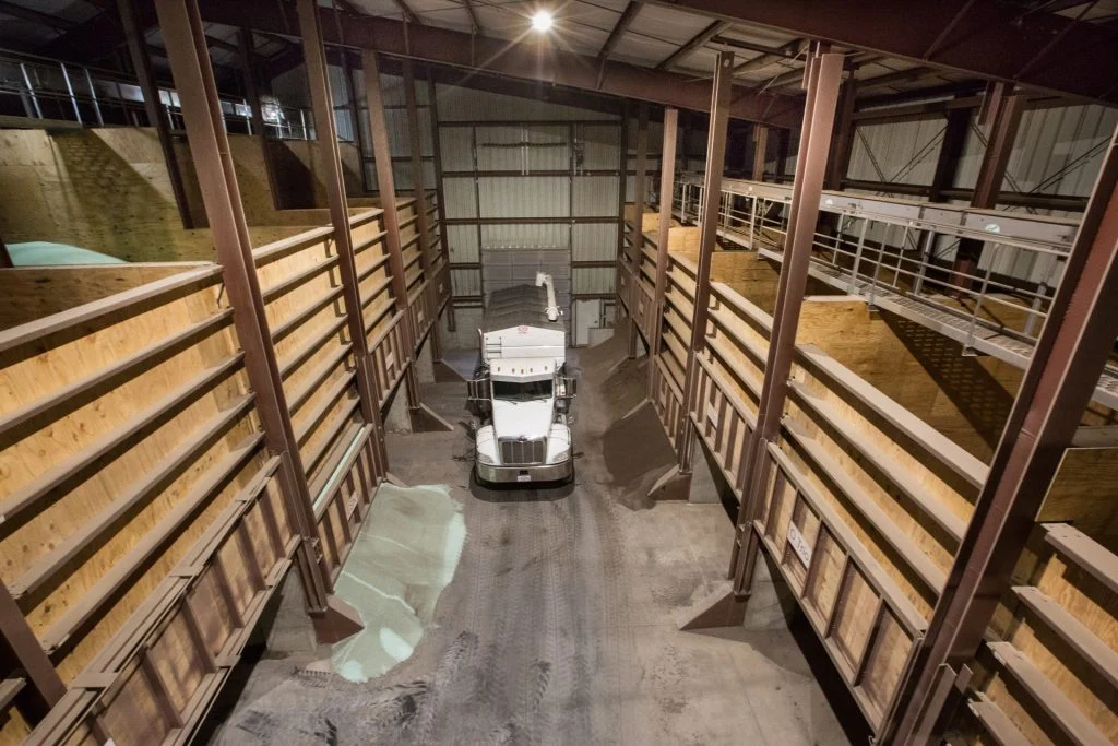 Midwestern BioAg View from the catwalk