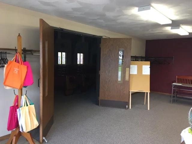 Mount Horeb United Methodist Church Entrance into sanctuary before construction