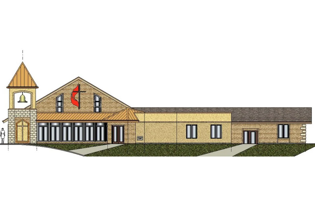 Mount Horeb United Methodist Church - Sketch of structure after