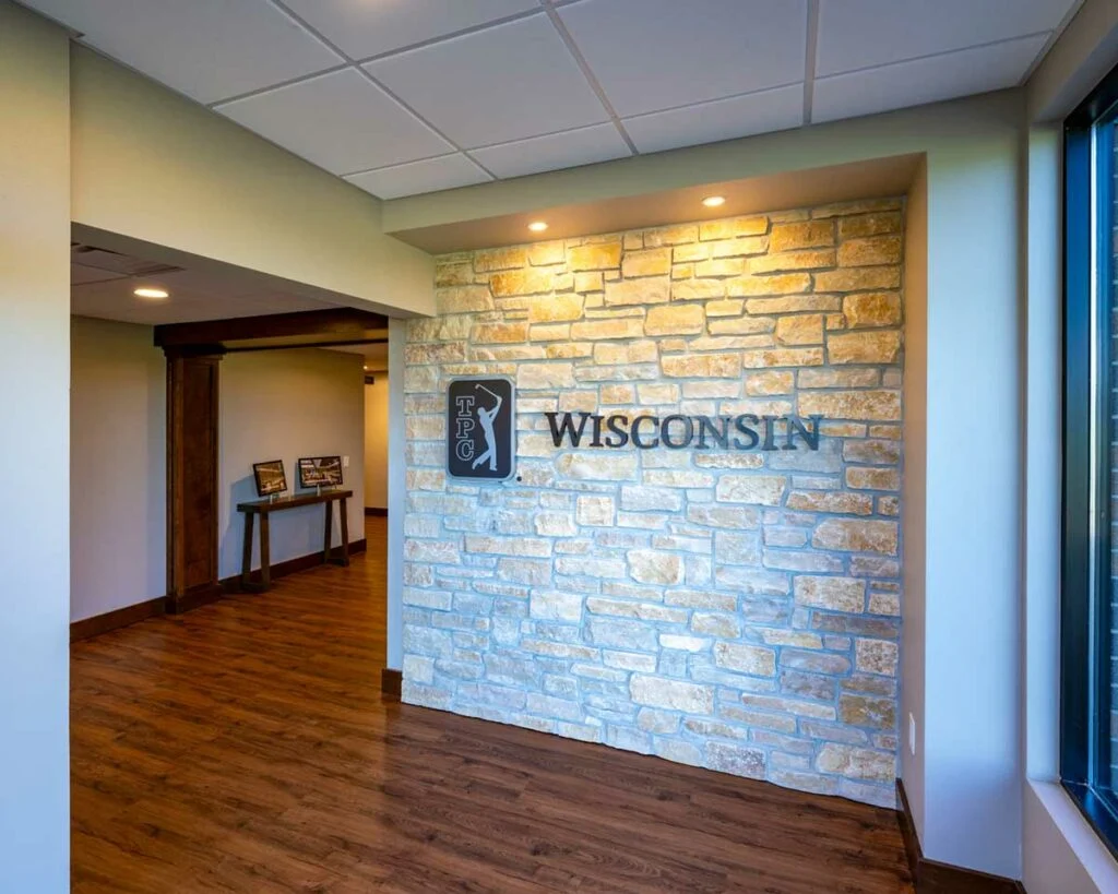 TPC Wisconsin - Entrance wall