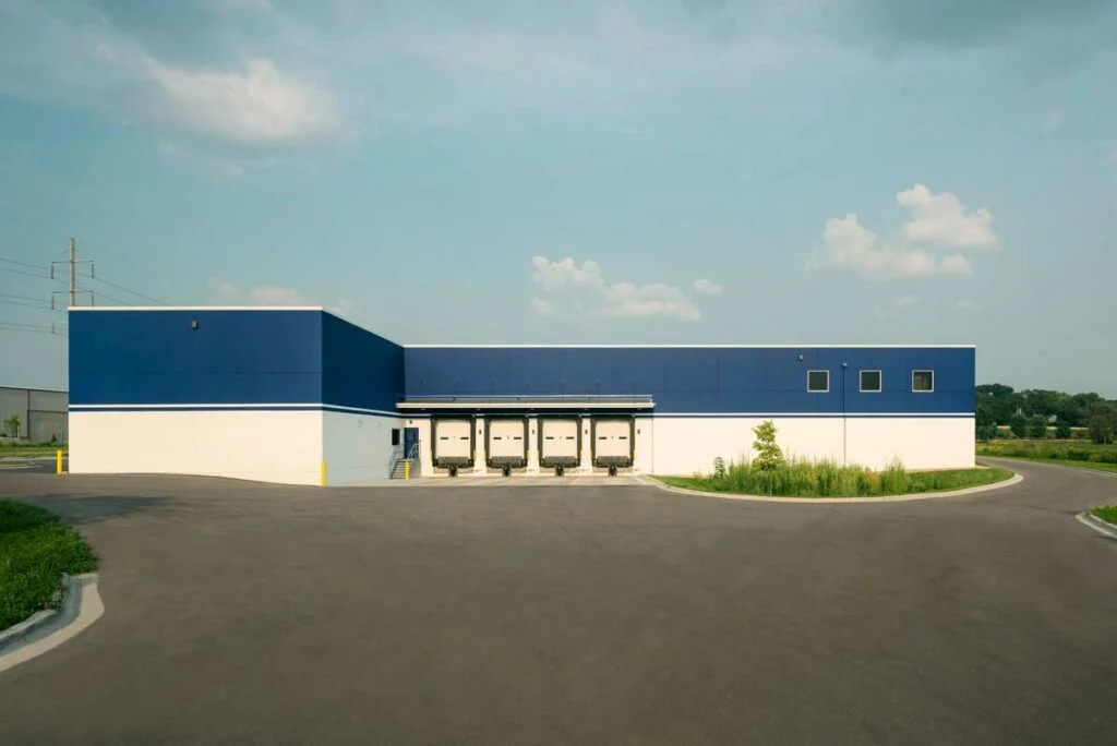 Saco Foods Warehouse addition with loading docks